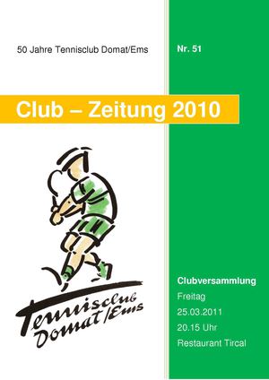 Clubzeitung 2010