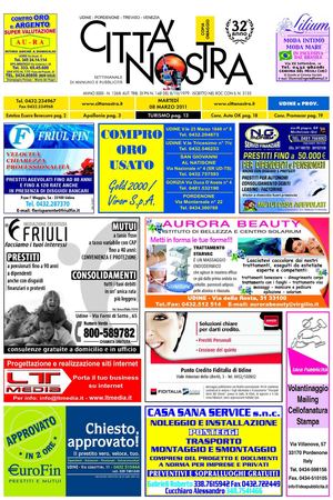 Città Nostra Udine del 08.03.2011 n. 1268