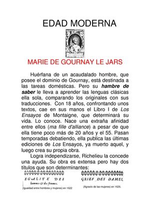 Marie de Gournay