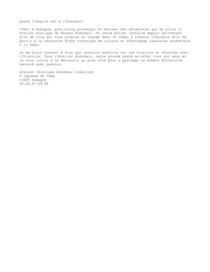 enfin une poterie artisanale fraîche et inattendue à Aubagne!