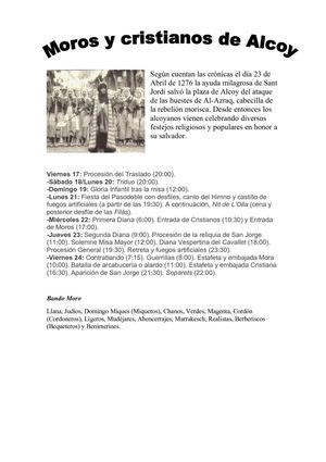 Fiestas moros y cristianos de Alcoy