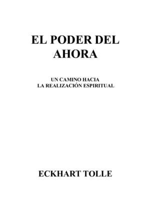 El poder del Ahora