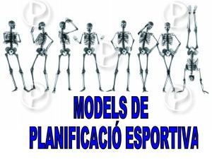 MODELS DE PLANIFICACIÓ