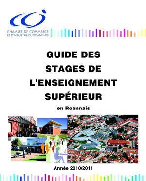 Guide des stages de l'Enseignement Supérieur en Roannais