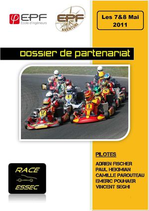 Dossier de partenariat - 24H KART ESSEC - EPF AVENTURE
