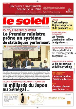 Edition du 09 Mars 2011