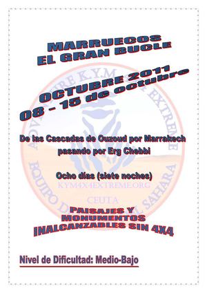 MARRUECOS - EL BUCLE   