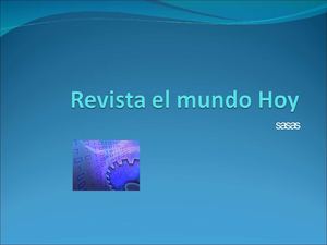 El Mundo Hoy