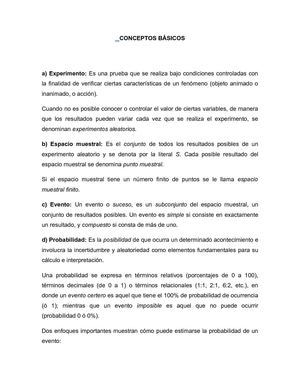 Fundamentos de Probabilidad