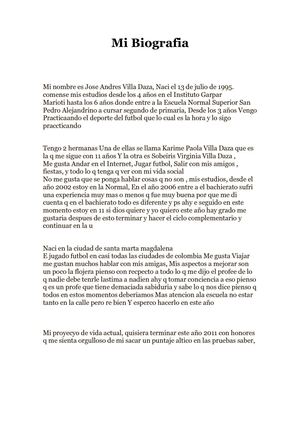 Mi Biografia