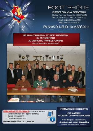 PV 35 du jeudi 10 mars 2011