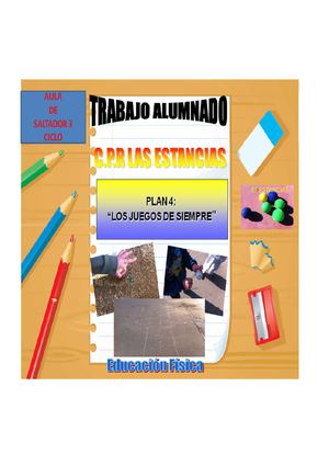 PLAN 4: JUEGOS DE SIEMPRE. EL SALTADOR III CICLO 