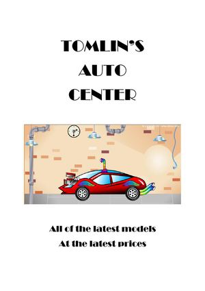 Tomlin's Car Sales