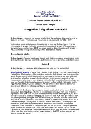 amendements immigration droite populaire adoptés Lionnel Luca