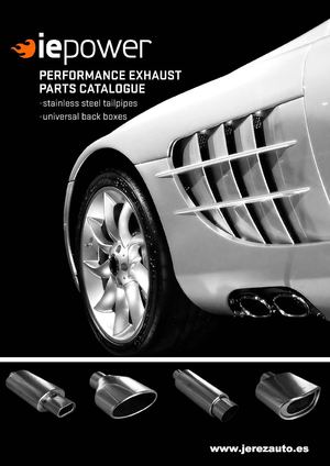 Catalogo colas de escape IE Power by Jerezauto