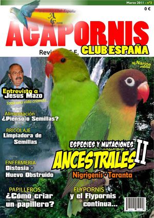 Número 2 de la Revista Agapornis Club España