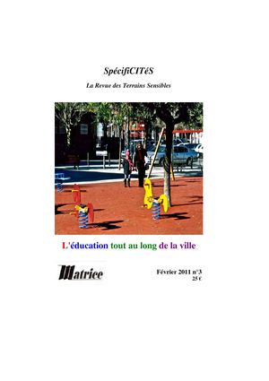 Revue SpécifiCITéS, la revue des terrains sensibles