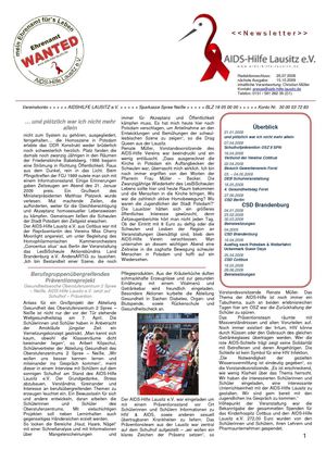 2. Newsletter 2009 des AIDS-Hilfe Lausitz e.V.
