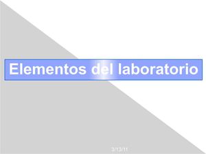 ELEMENTOS DE LABORATORIO