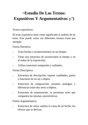Estudio De Los Textos