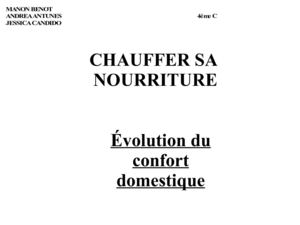 L'Histoire de la Cuisson.