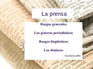 La prensa, recursos en lengua y literatura