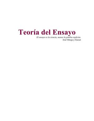 Teoria del Ensayo