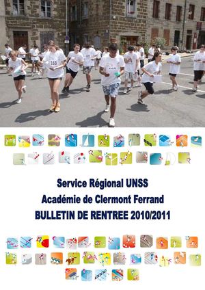 SR UNSS CLERMONT FERRAND BULLETIN DE RENTREE 2010
