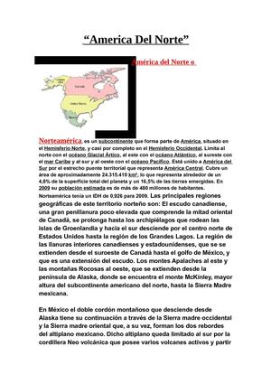 america del norte