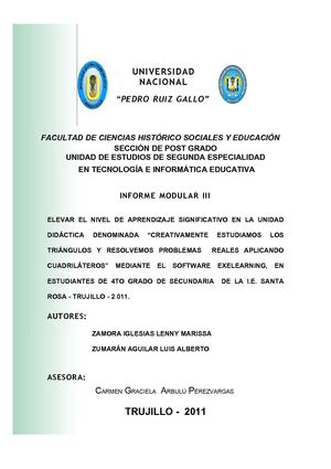 INFORME MODULAR III