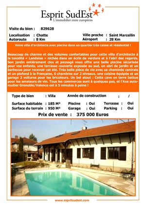 Esprit SudEst, Villa d'architecte avec piscine à 30Min de Grenoble !