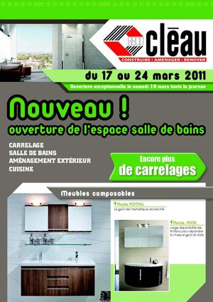 Cléau catalogue sanitaire - carrelages