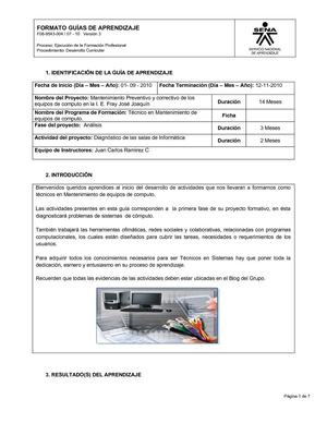 Guía de Aprendizaje. Grado 11