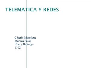 TELEMATICA Y REDES
