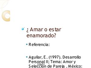 Amor y selección de pareja