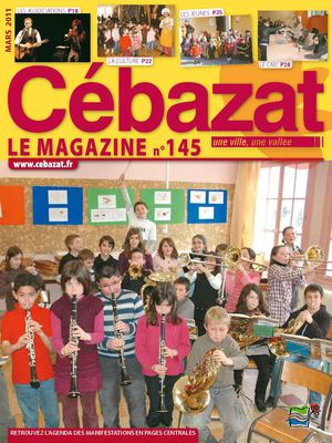 Magazine de la ville de Cébazat n°145  de mars 2011