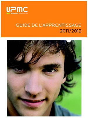 Guide de l'apprentissage à l'UPMC