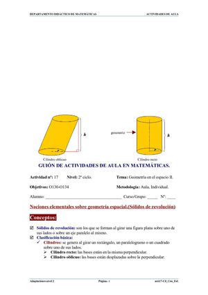 Cuerpos de revolución