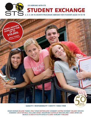 STS Student Exchange Brochure 2011