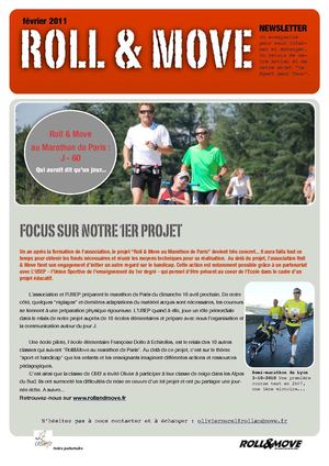 Newsletter Roll&Move n°1 Février 2011