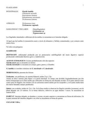 Flagelados Intestinales