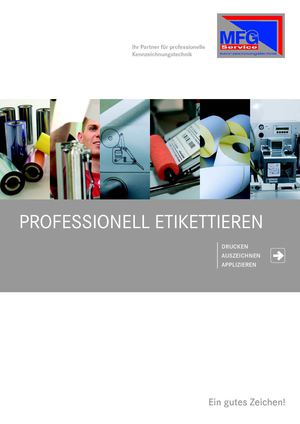 Broschüre Etiketten 