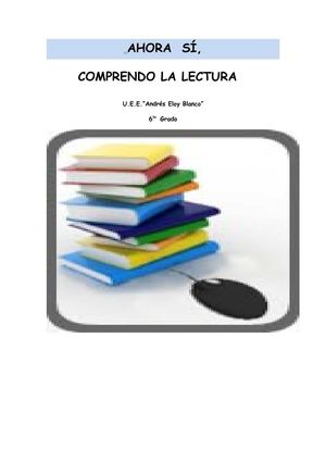 Ahora sí, comprendo la lectura