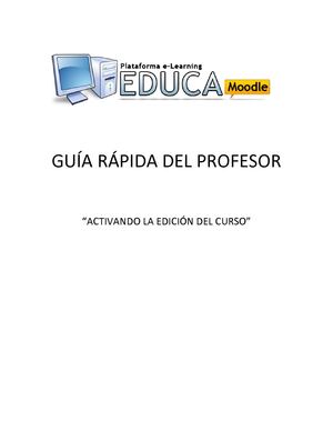 Educa - Guía Rápida del Profesor