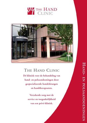 The Hand Clinic - Dé kliniek voor de behandeling van hand- en polsaandoeningen