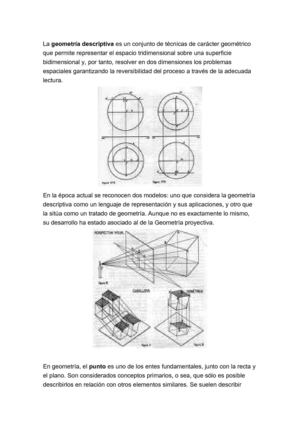 geometria descriptiva 1