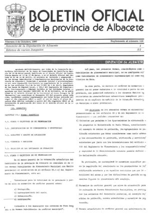 NORMAS SUBSIDIARIAS PROVINCIALES. ALBACETE. Asovialba.
