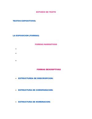 TEXTOS EXPOSITIVOS