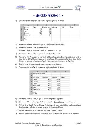 MANUAL DE EXCEL BASICO