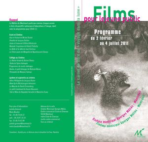 Cinéma Le Méliès - Programmation jeune public - 2 février au 4 juillet 2011